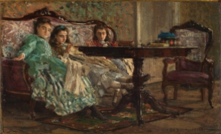 Le sorelle Laskaraki. 1869. Olio su tavola.