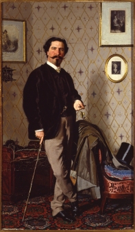 Ritratto di Cristiano Banti. 1866. Olio su tela